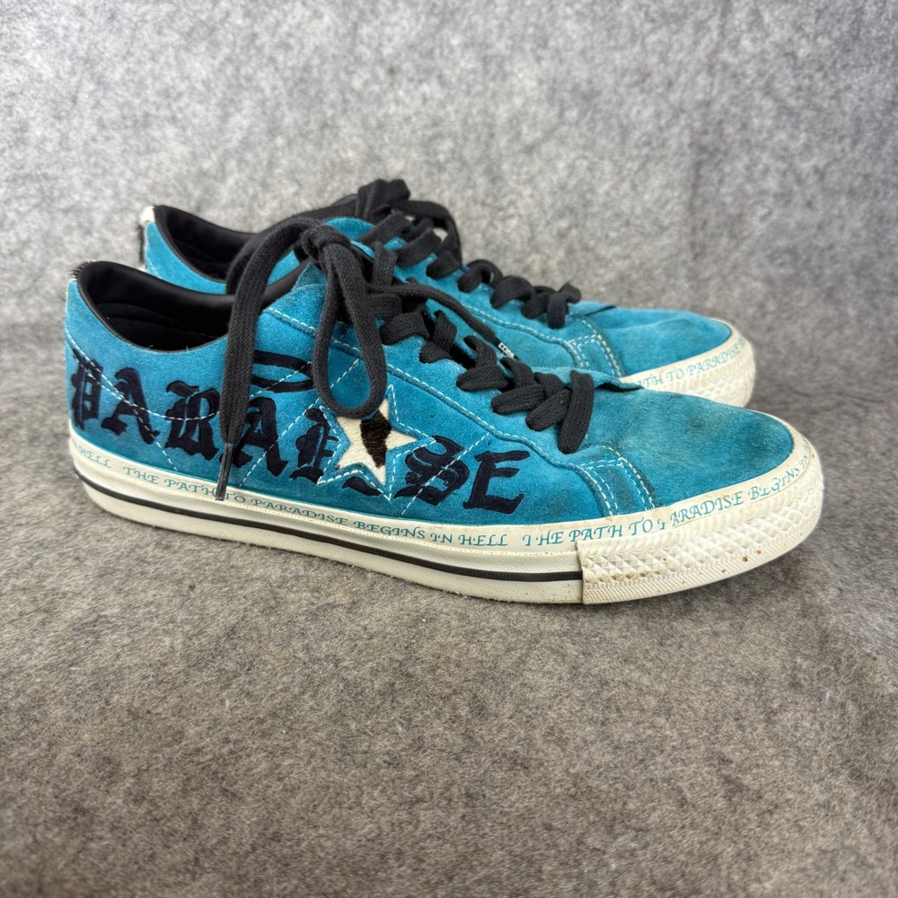 Converse One Star Pro Sean Pablo Paradise Rapid Teal Suede Sneakers Low Top CONS